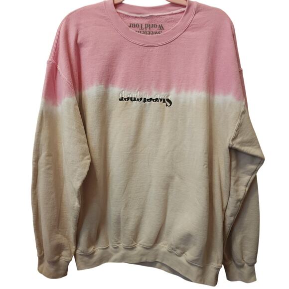 Ariana Grande Sweetener World Tour Crewneck Sweatshirt Size Large GUC - Picture 1 of 5